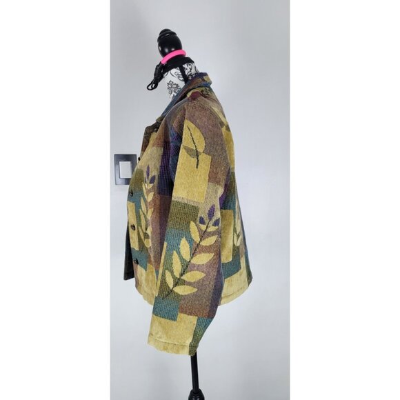 Gotcha Covered Vintage Denim Jacket Womens Medium- Floral design - Picture 5 of 13